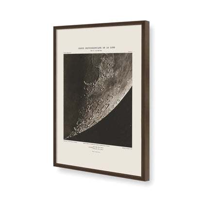 [Color:Brown], Picture of art in a Brown frame of the corner