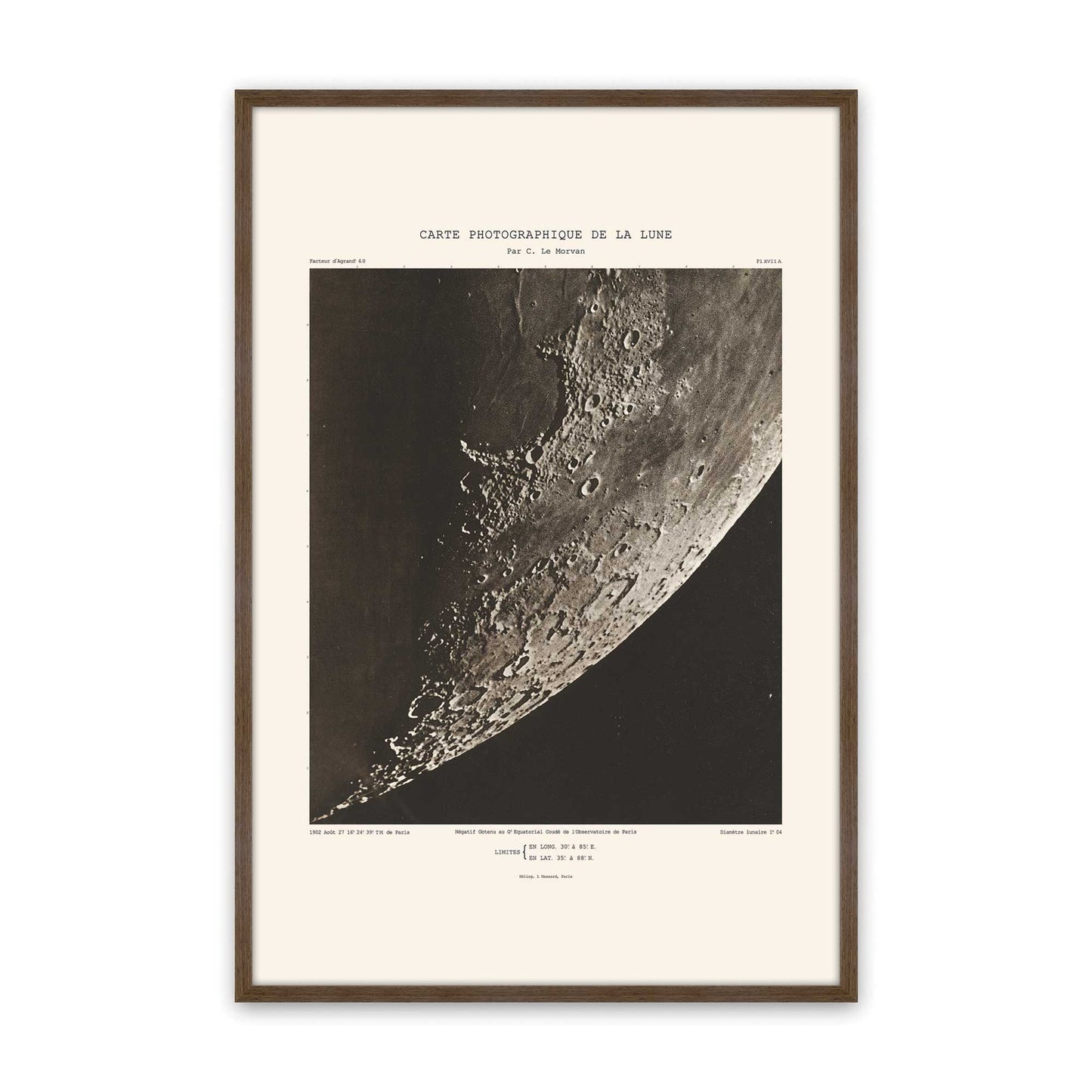 [Color:Walnut], Picture of art in a Walnut frame