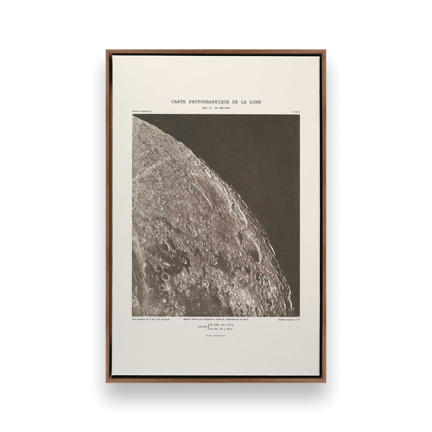 [Color:Walnut], Picture of art in a Walnut frame