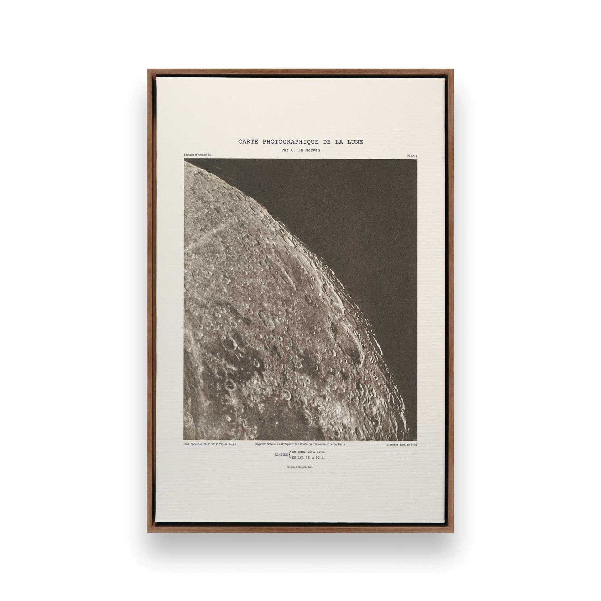 [Color:Walnut], Picture of art in a Walnut frame