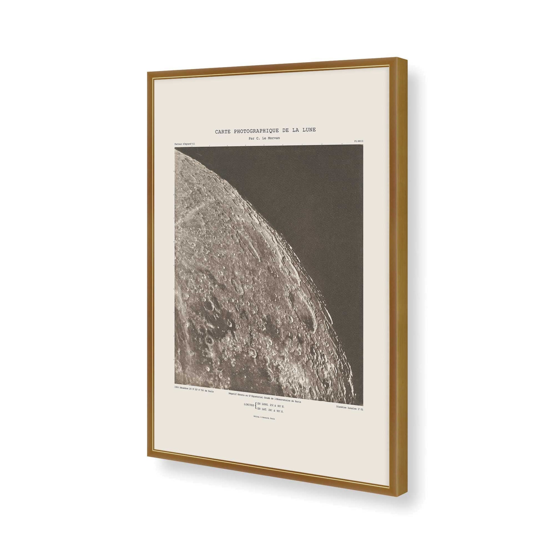 [Color:Polished Gold], Picture of art in a Polished Gold frame of the corner