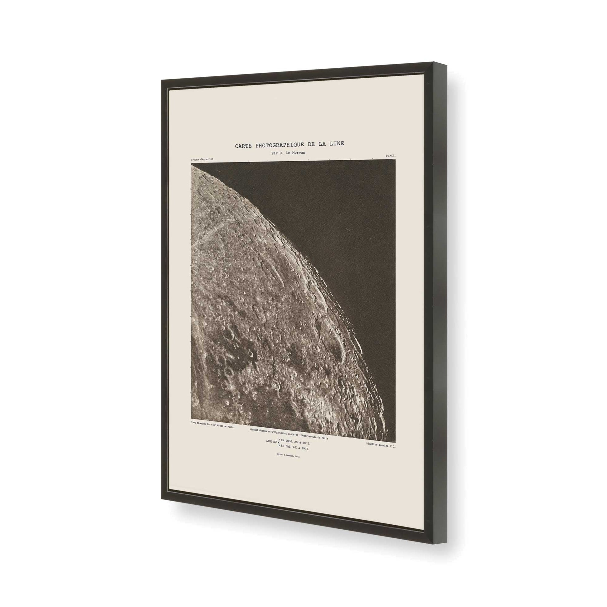 [Color:Satin Black], Picture of art in a Satin Black frame of the corner