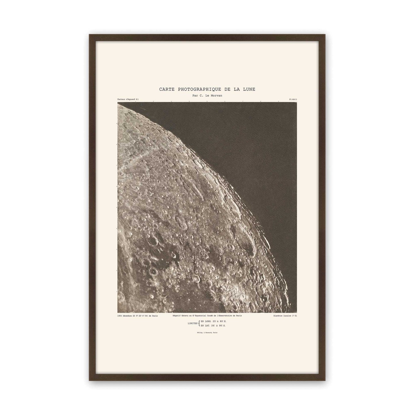 [Color:Brown], Picture of art in a Brown frame
