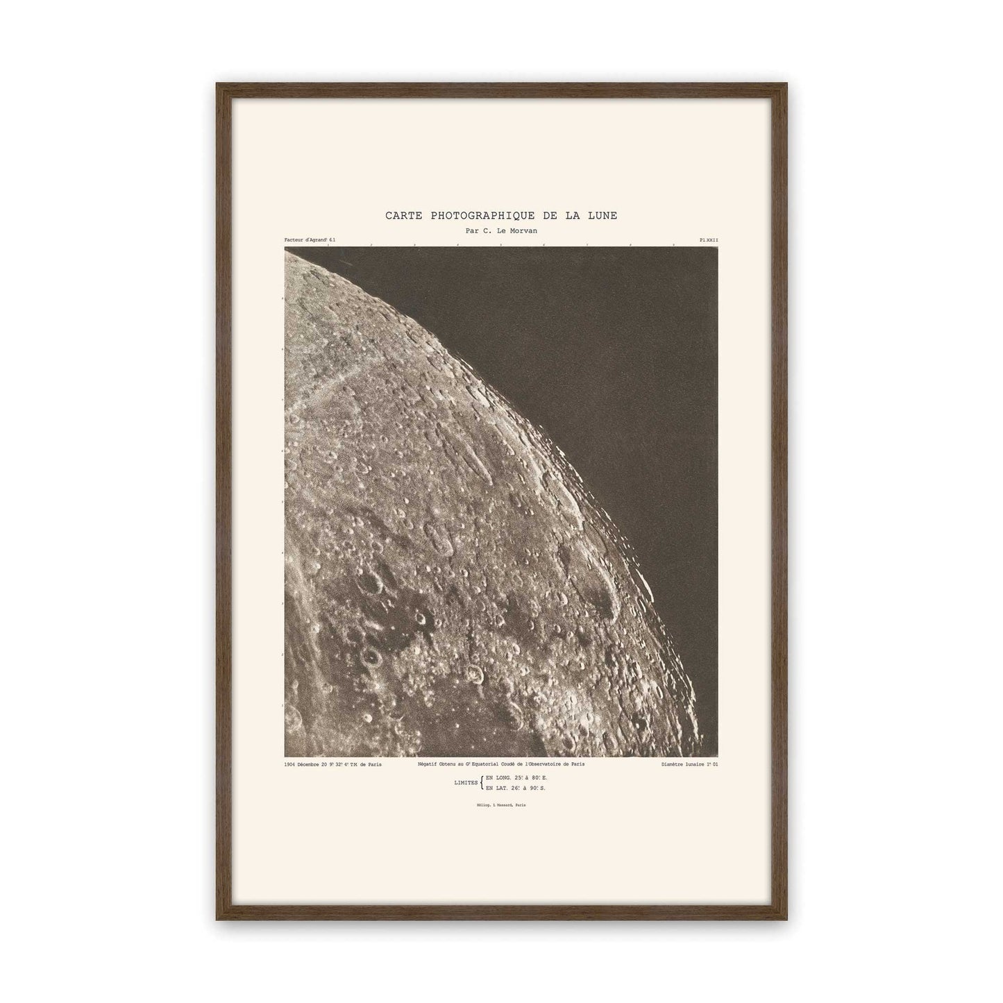 [Color:Walnut], Picture of art in a Walnut frame