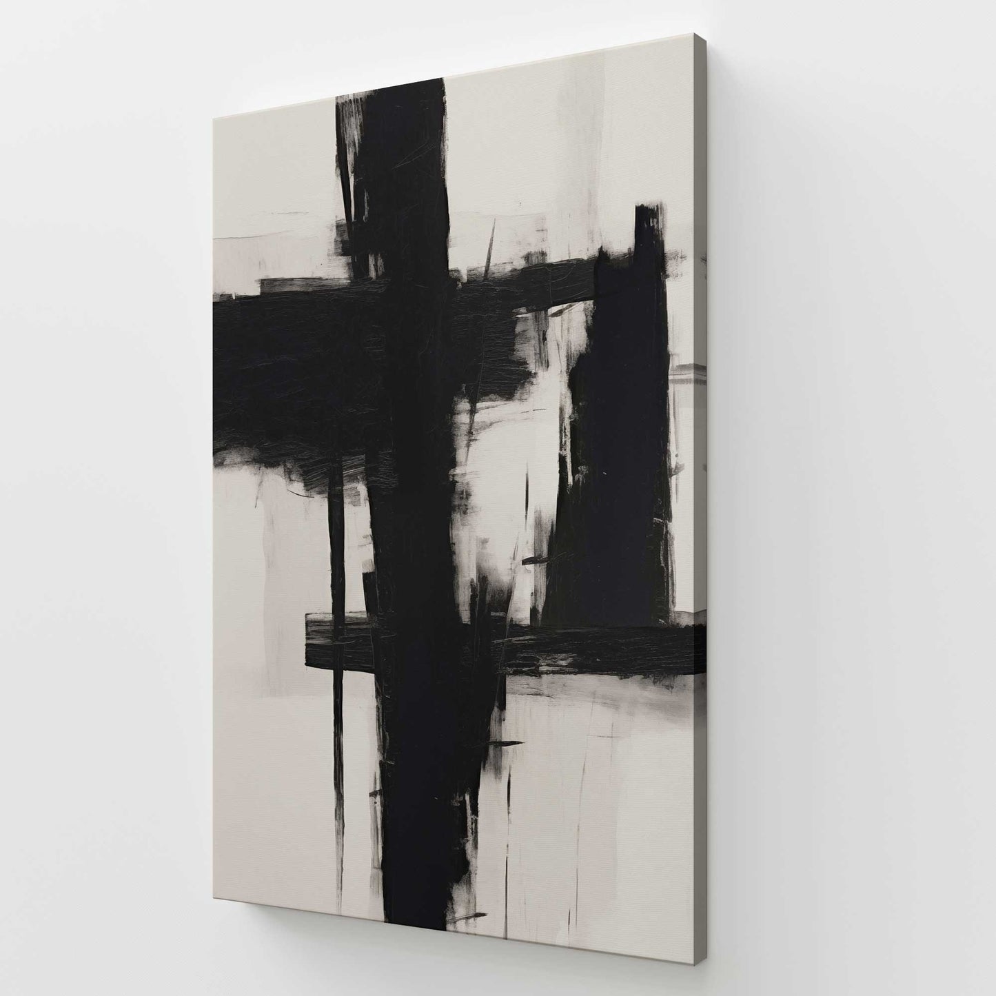 [Color:Stretched Canvas], Picture of art at an angle
