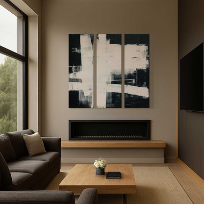 [Color:Stretched Canvas], Picture of art in a room