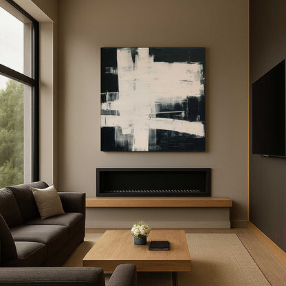 [Color:Stretched Canvas], Picture of art in a room