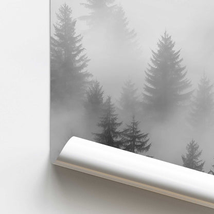 Foggy Echoes III Promotional Rolled Print