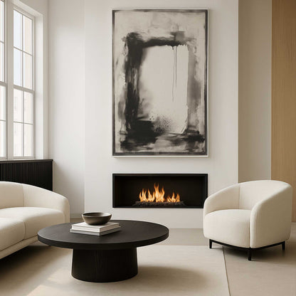 [Color:Stretched Canvas], Picture of art in a room