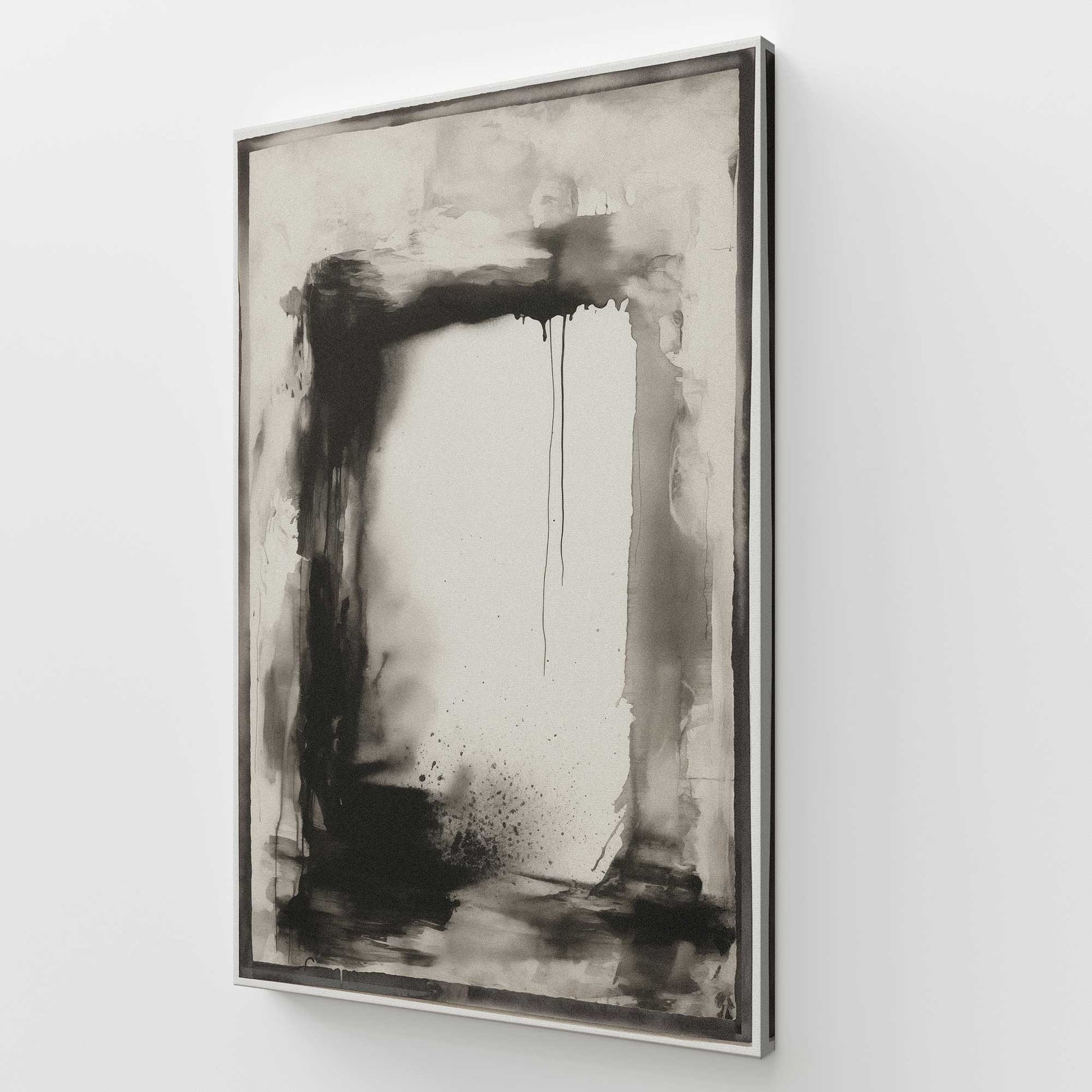 [Color:Stretched Canvas], Picture of art at an angle