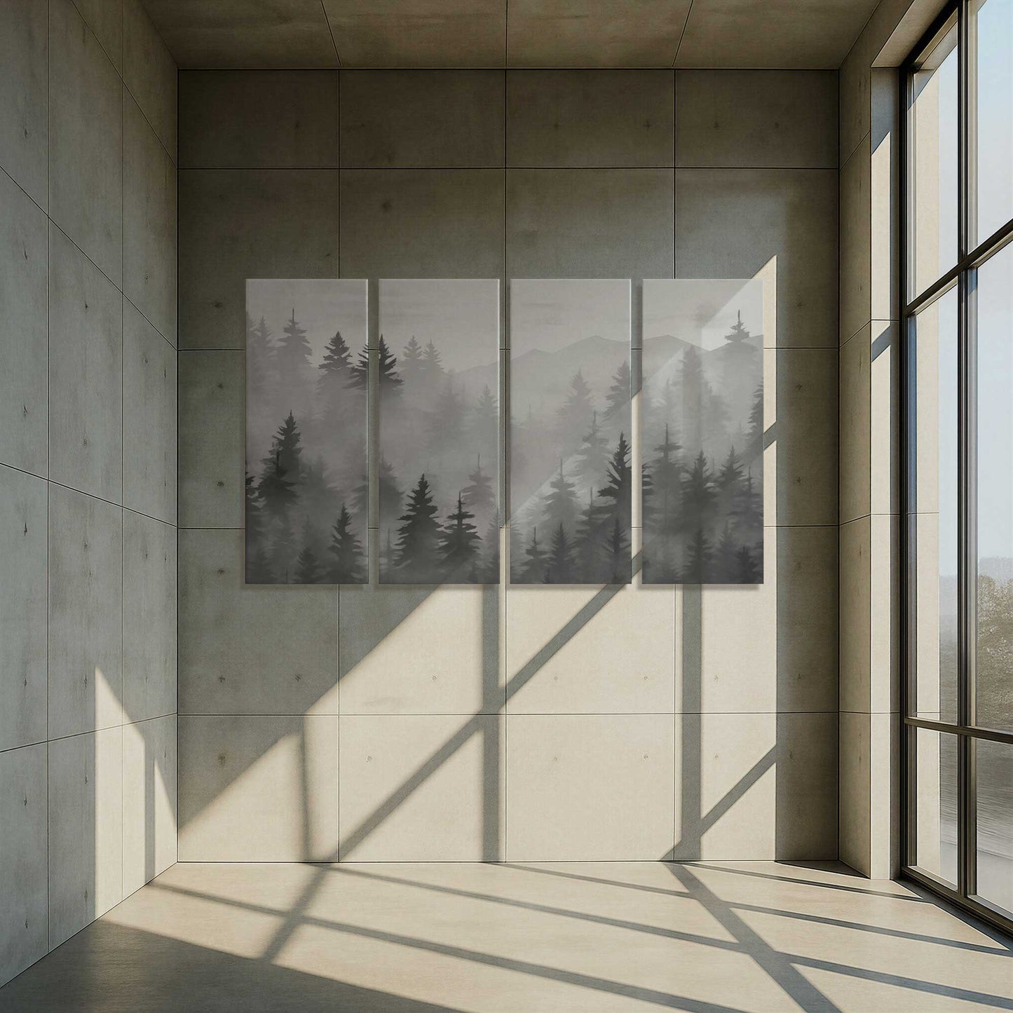[Color:Stretched Canvas], Picture of art in a room