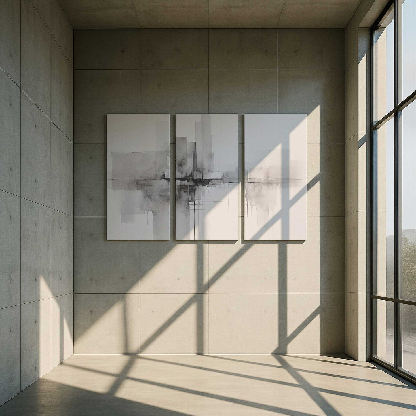 [Color:Stretched Canvas], Picture of art in a room