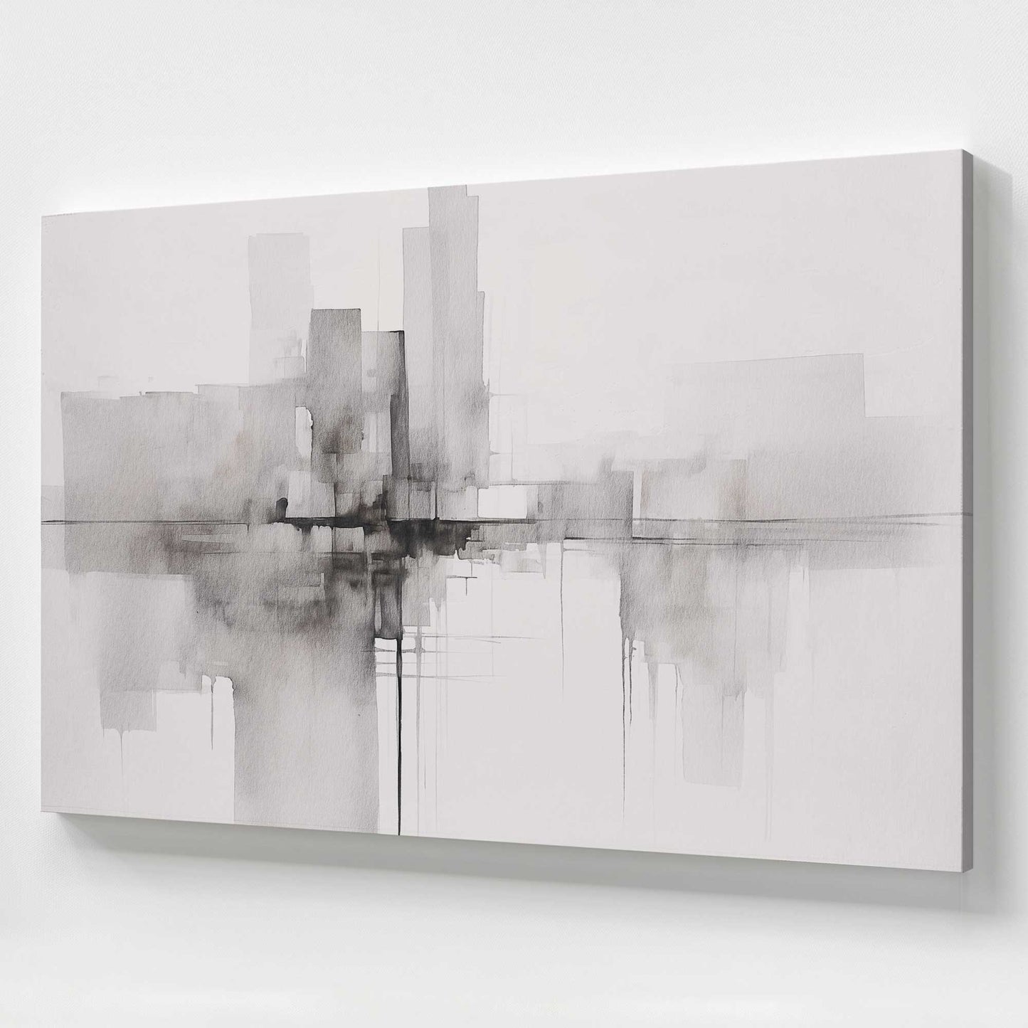 [Color:Stretched Canvas], Picture of art at an angle