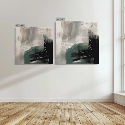 [Color:Stretched Canvas], Image showing the size comparisons