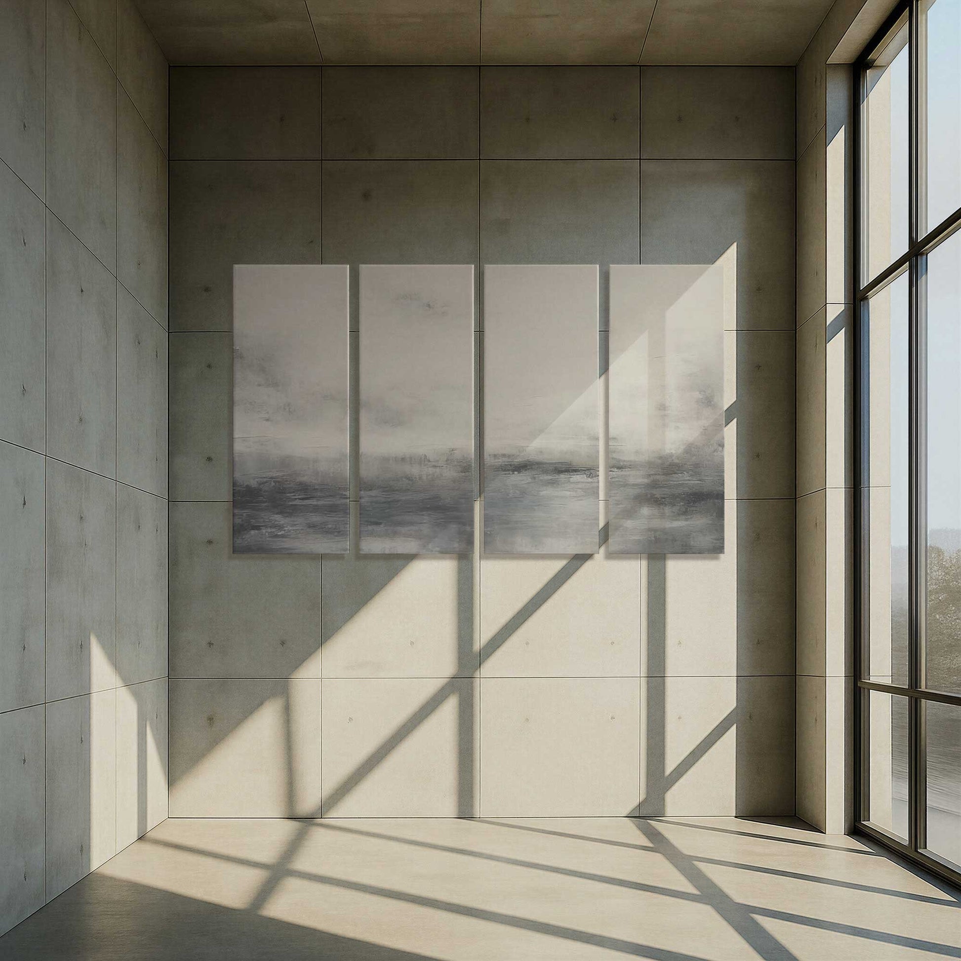 [Color:Stretched Canvas], Picture of art in a room