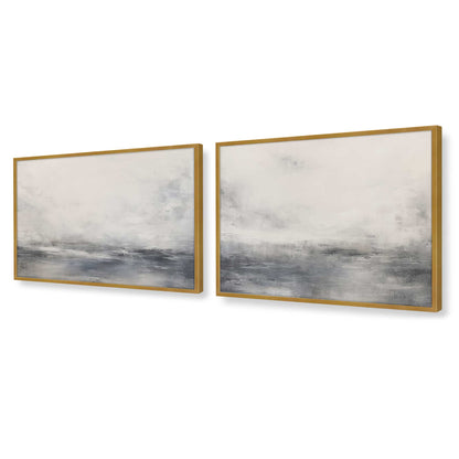 [Color:Polished Gold], Picture of art in a Polished Gold frame at an angle