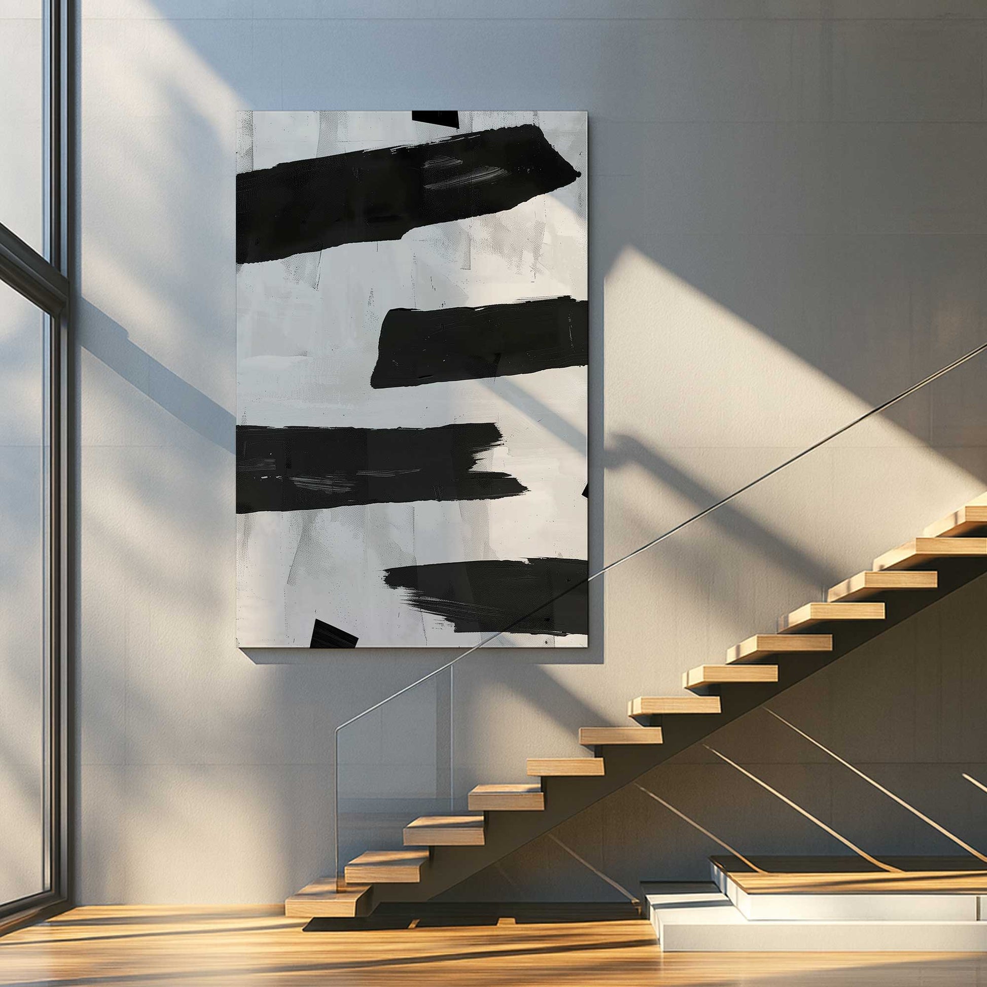 [Color:Stretched Canvas], Picture of art in a room