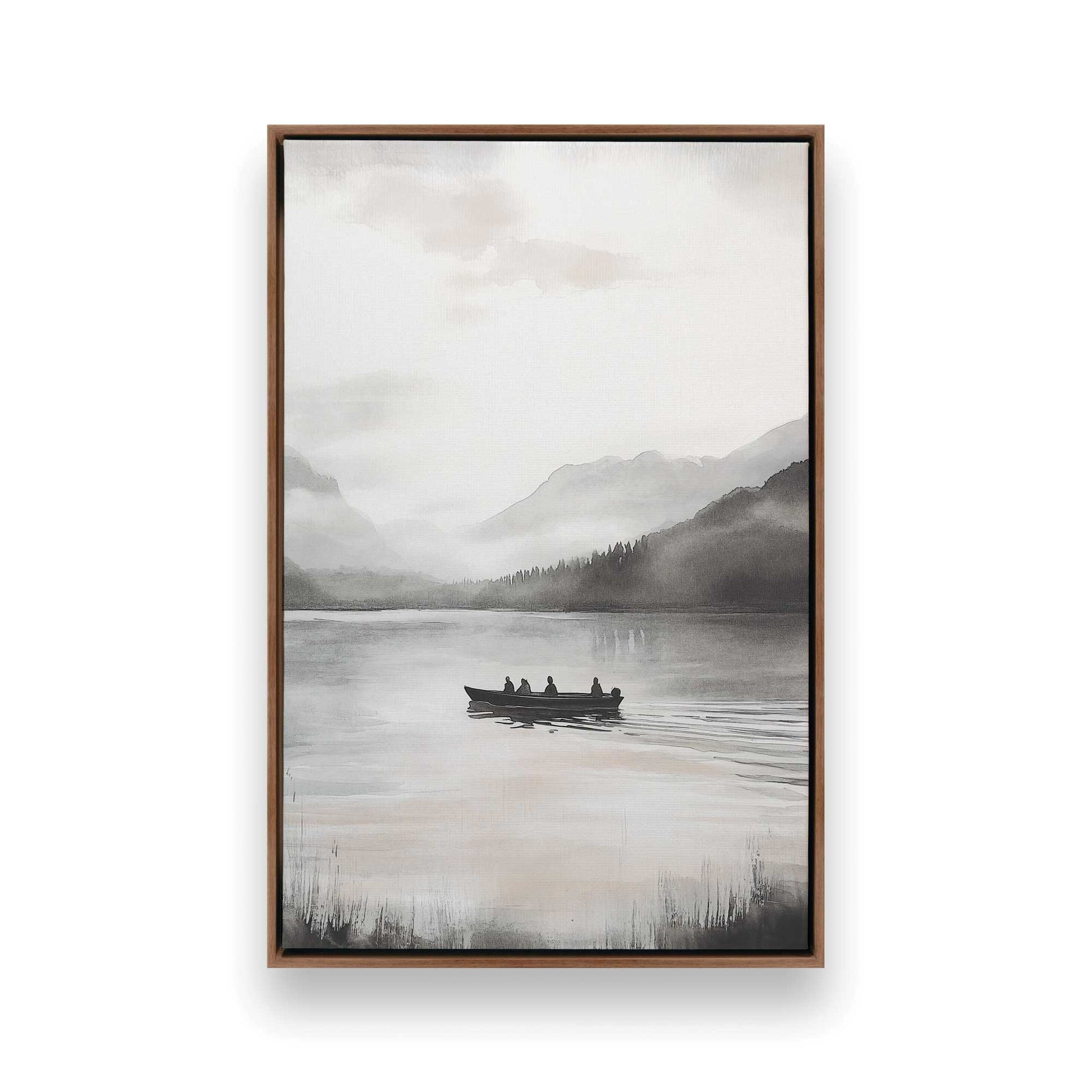 [Color:Walnut], Picture of art in a Walnut frame