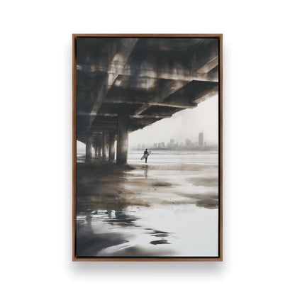 [Color:Walnut], Picture of art in a Walnut frame