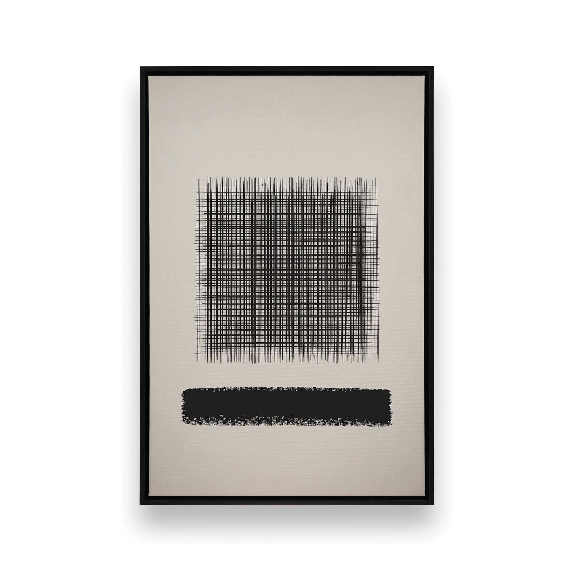 [Color:Satin Black], Picture of art in a Satin Black frame