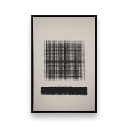 [Color:Satin Black], Picture of art in a Satin Black frame