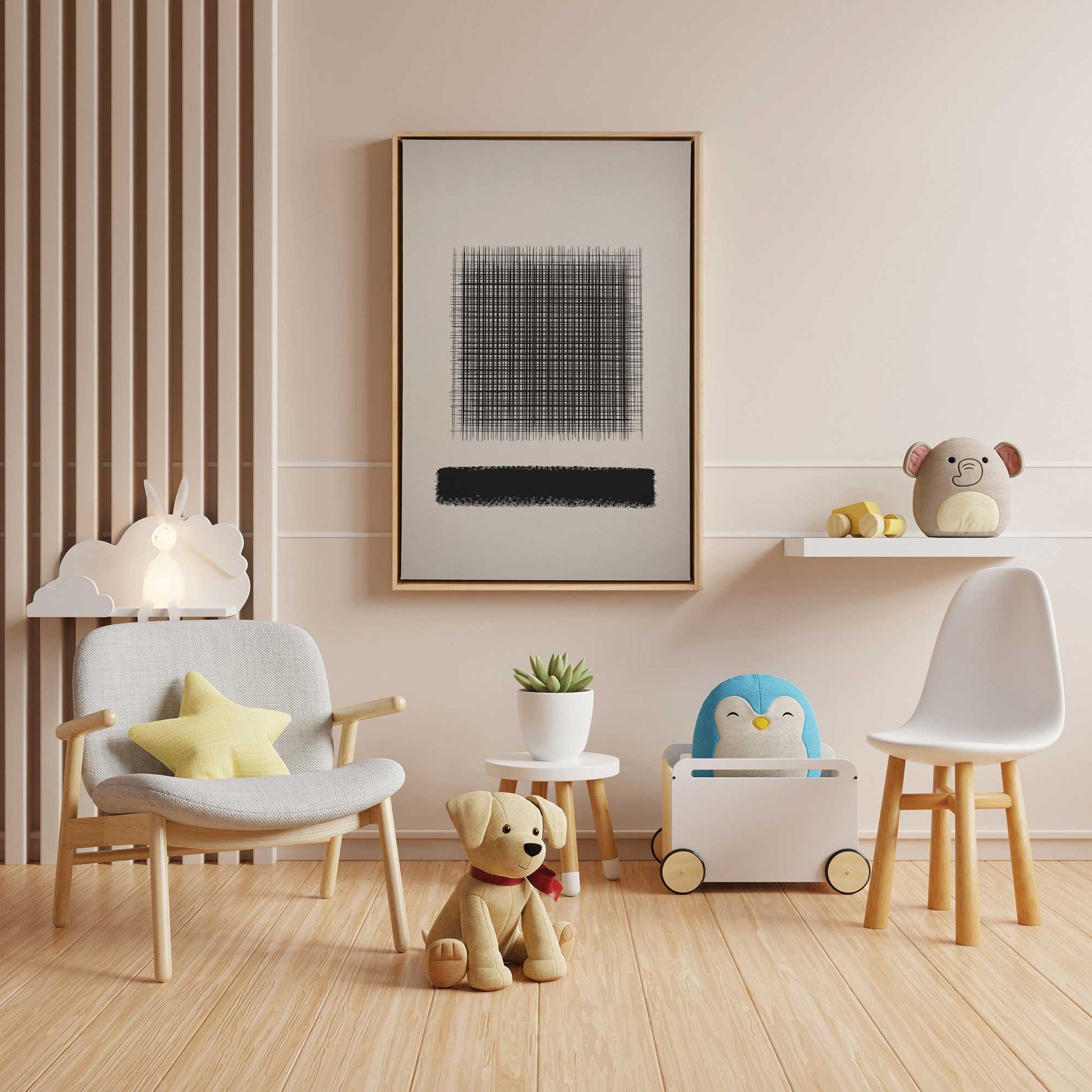 Picture of art in a room