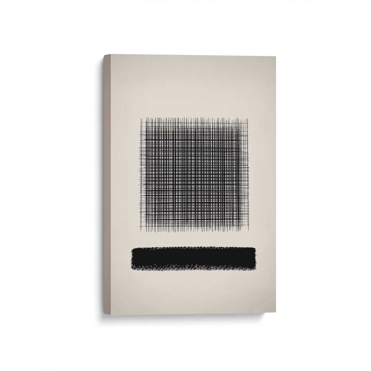 [Color:Stretched Canvas], Picture of art at an angle