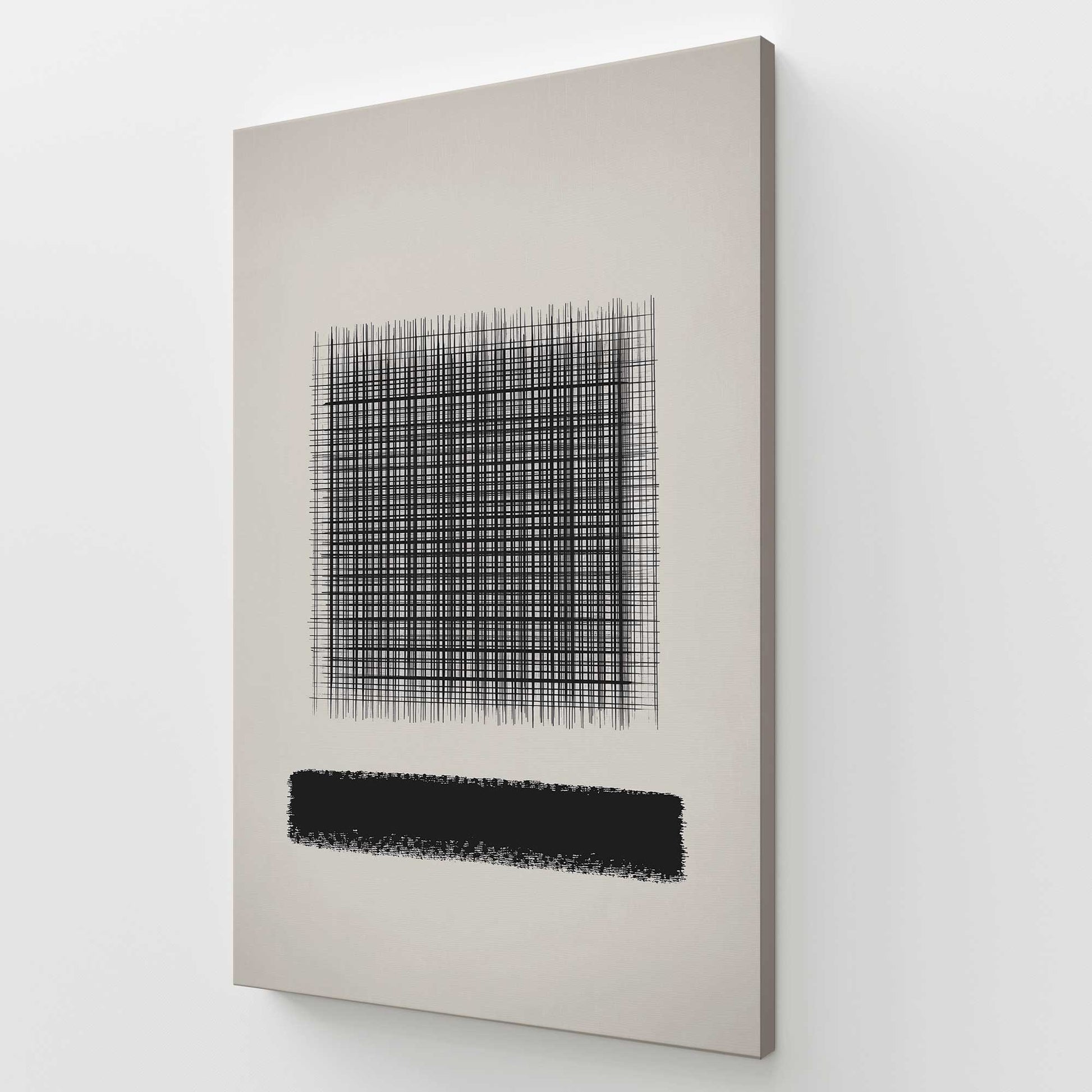 [Color:Stretched Canvas], Picture of art at an angle