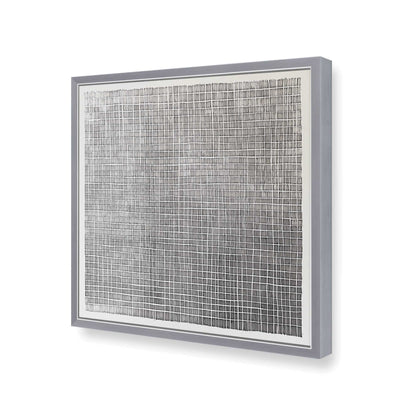 [Color:Polished Chrome], Picture of art in a Polished Chrome frame of the corner