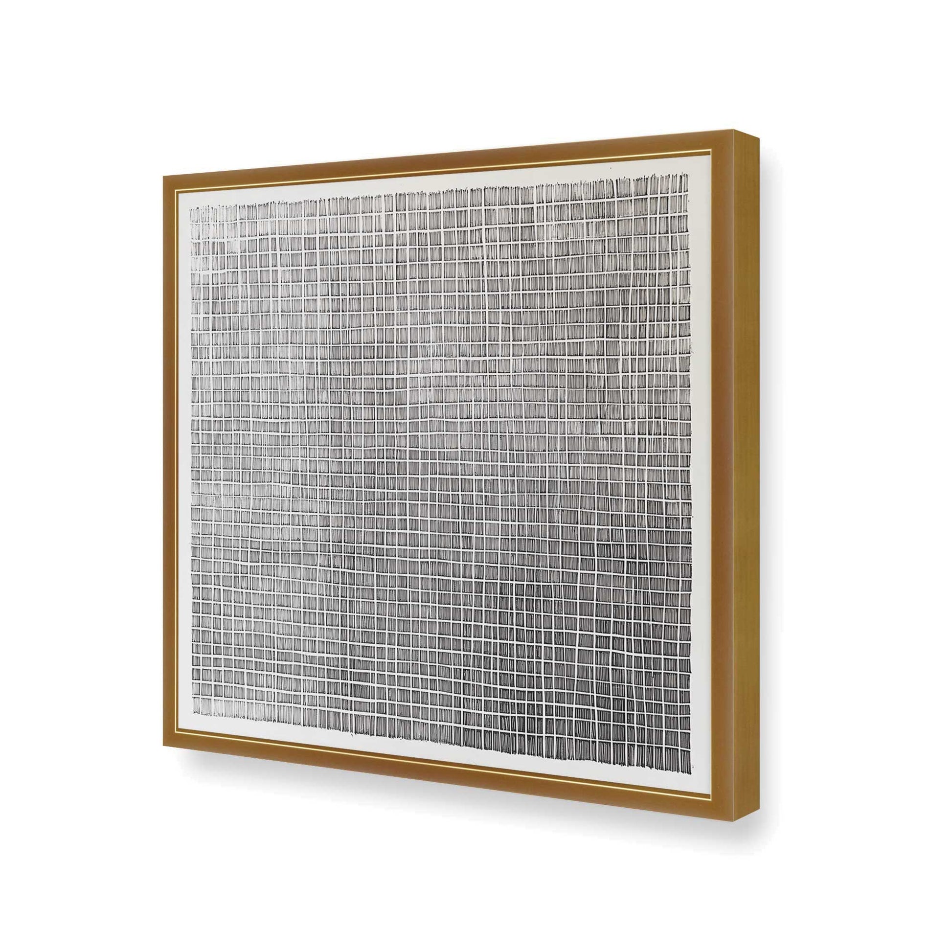 [Color:Polished Gold], Picture of art in a Polished Gold frame of the corner