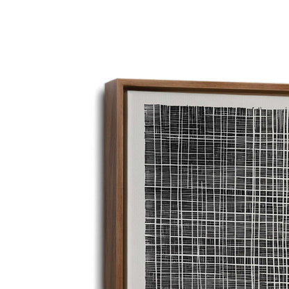 [Color:Walnut], Picture of art in a Walnut frame at an angle