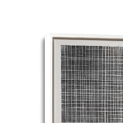 [Color:Opaque White], Picture of art in a White frame at an angle