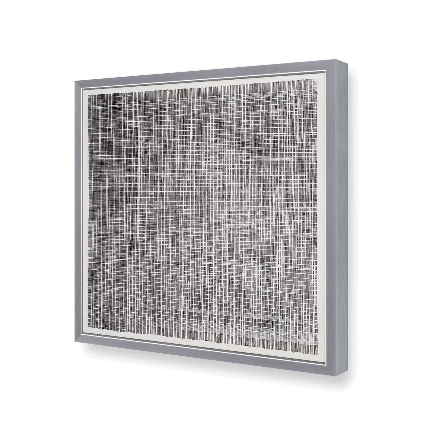 [Color:Polished Chrome], Picture of art in a Polished Chrome frame of the corner