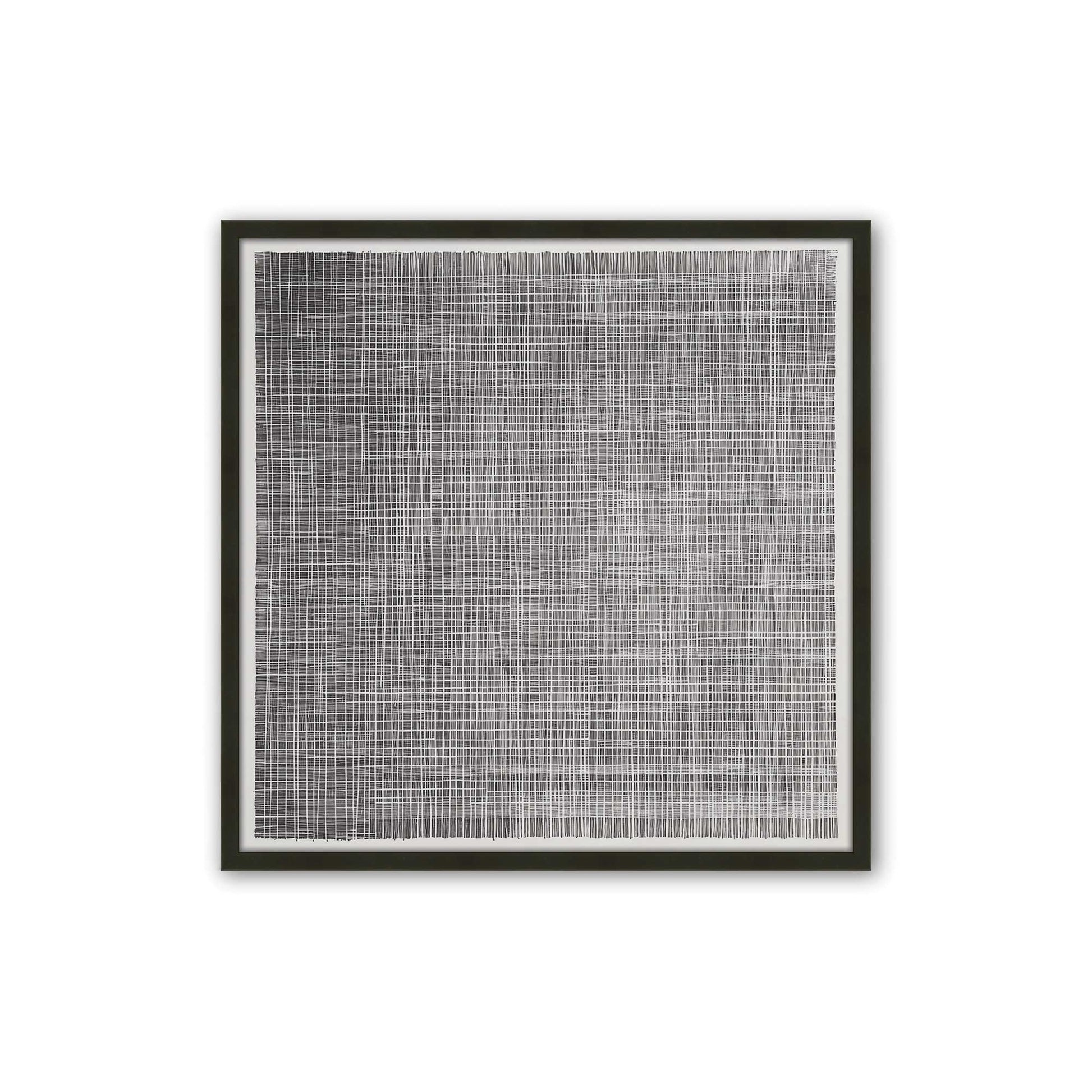 [Color:Satin Black], Picture of art in a Satin Black frame