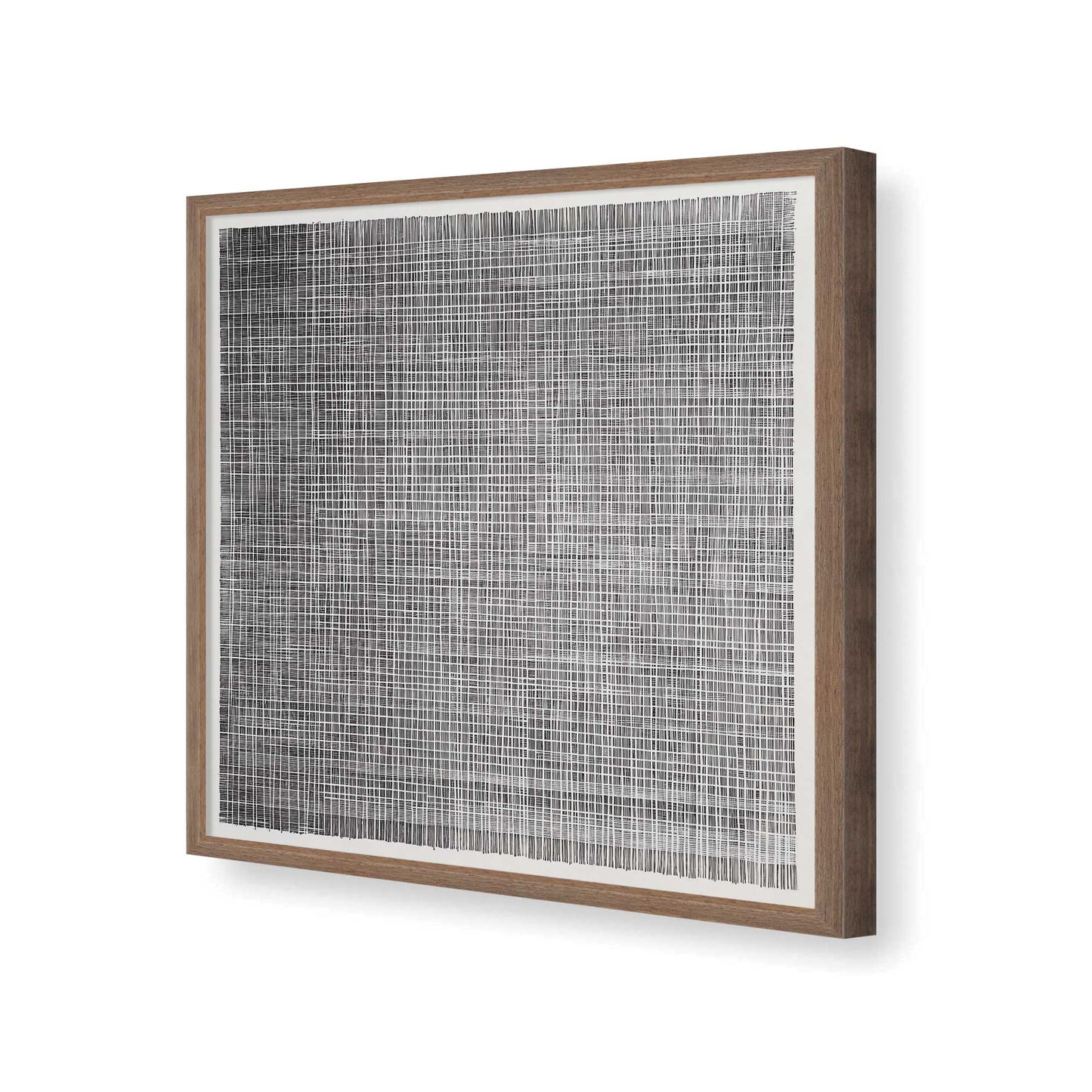 [Color:Walnut], Picture of art in a Walnut frame of the corner