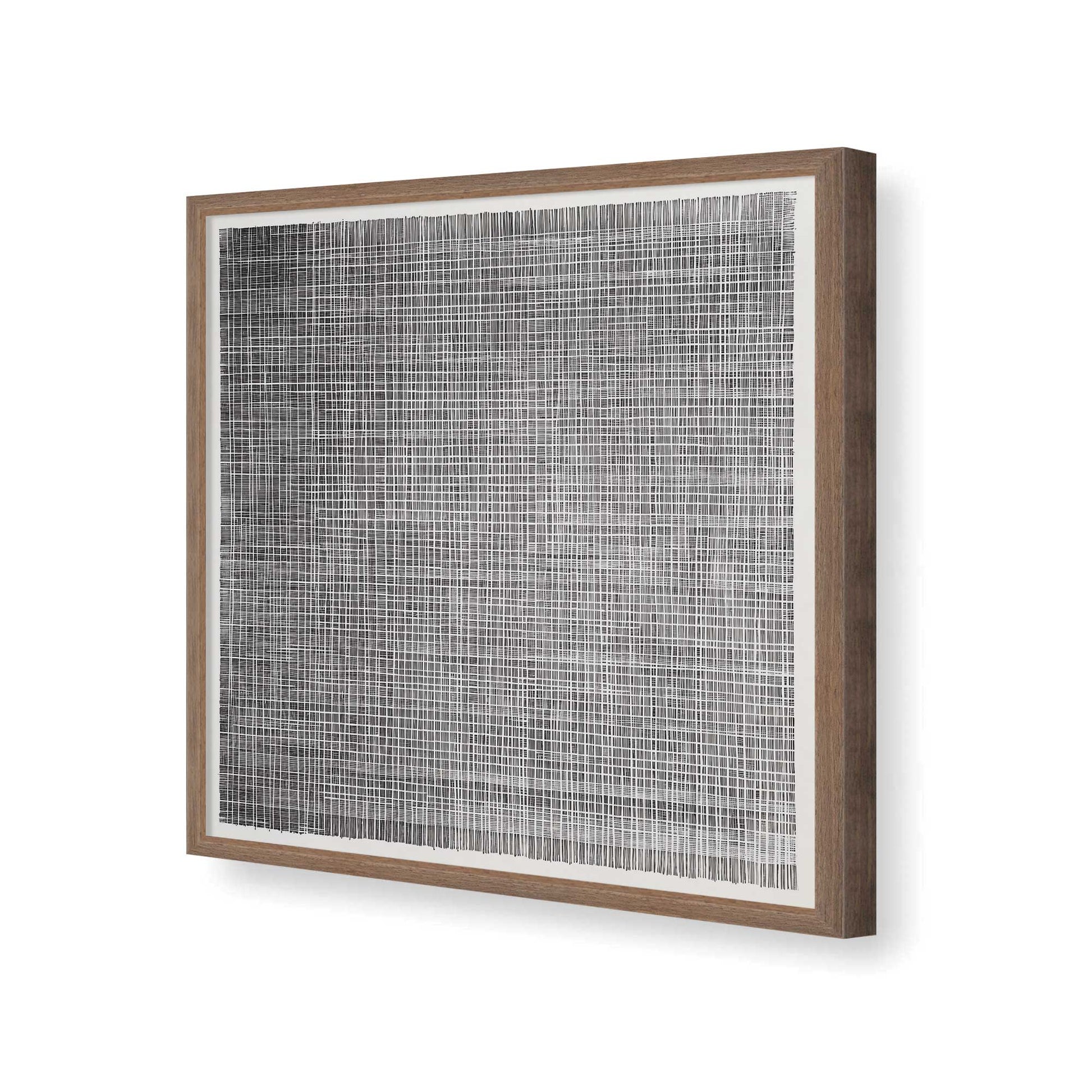 [Color:Walnut], Picture of art in a Walnut frame of the corner