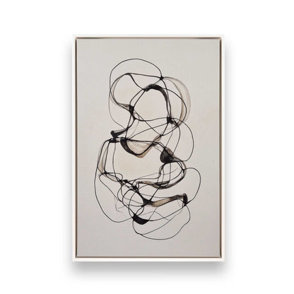 [Color:Opaque White], Picture of art in a White frame