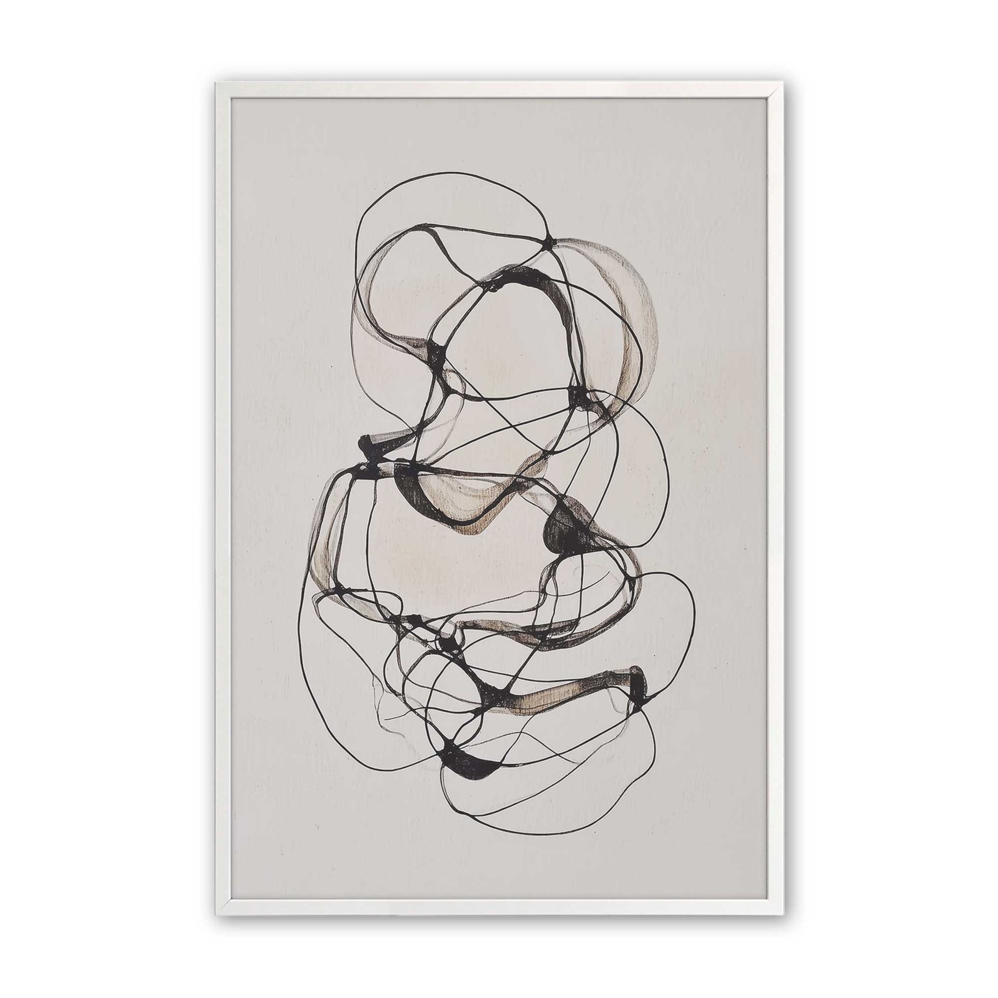 [Color:Opaque White], Picture of art in a Opaque White frame