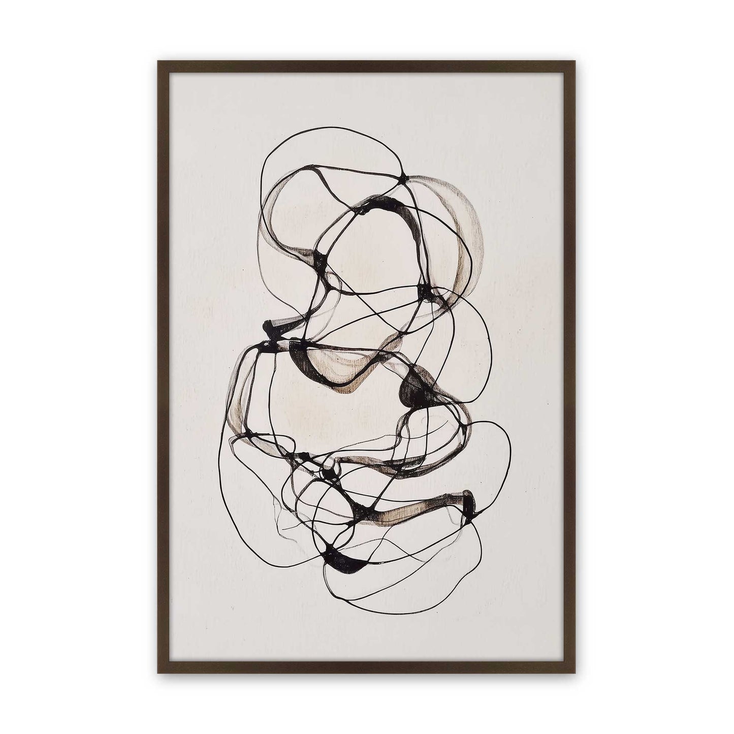 [Color:Brown], Picture of art in a Brown frame