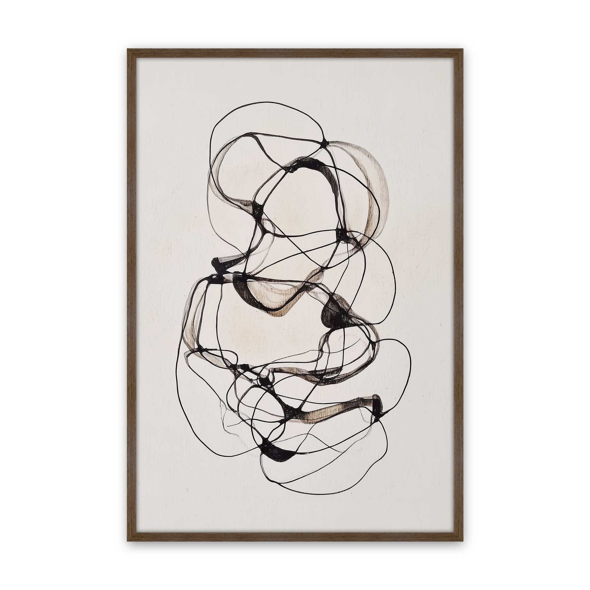 [Color:Walnut], Picture of art in a Walnut frame