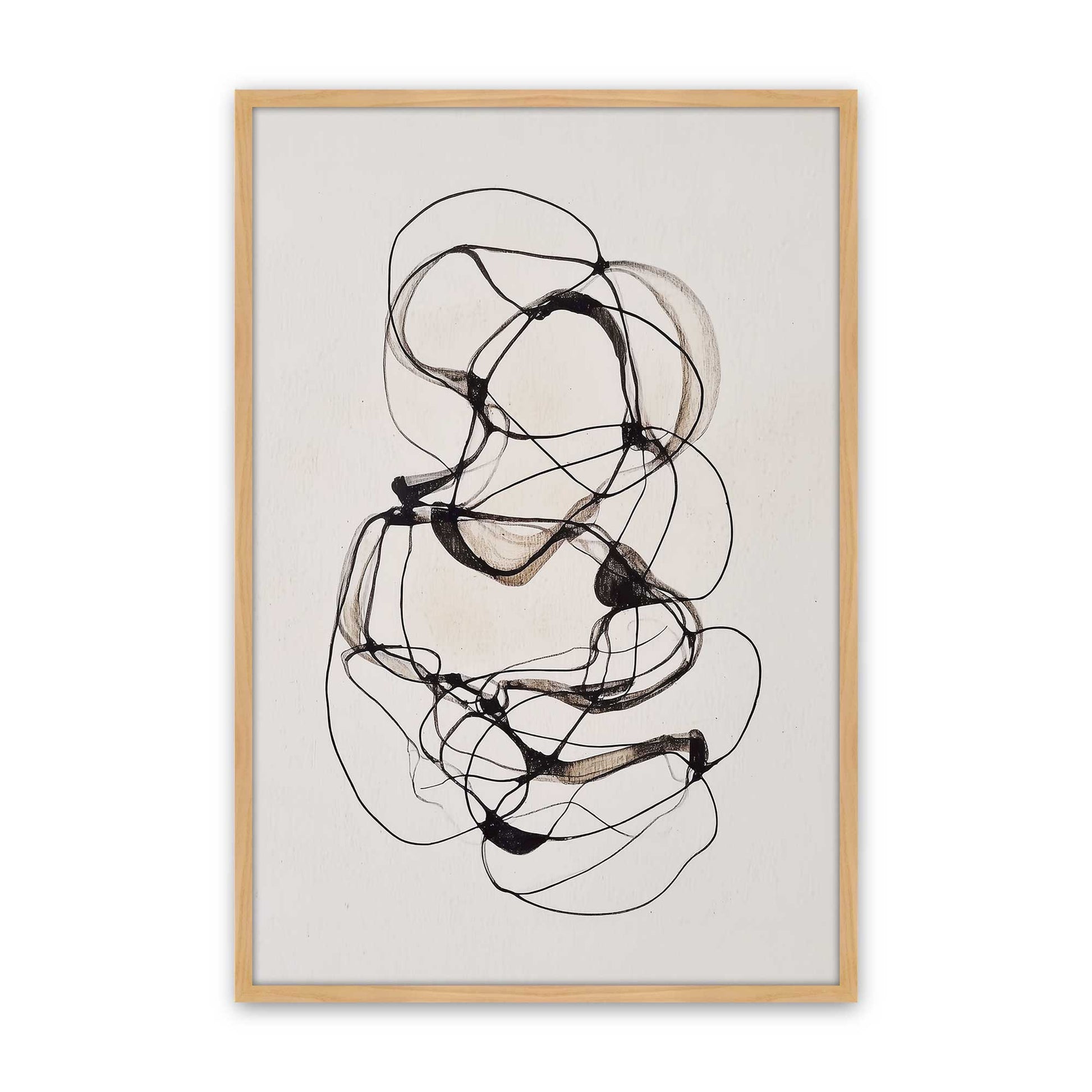 [Color:American Maple], Picture of art in an American Maple frame