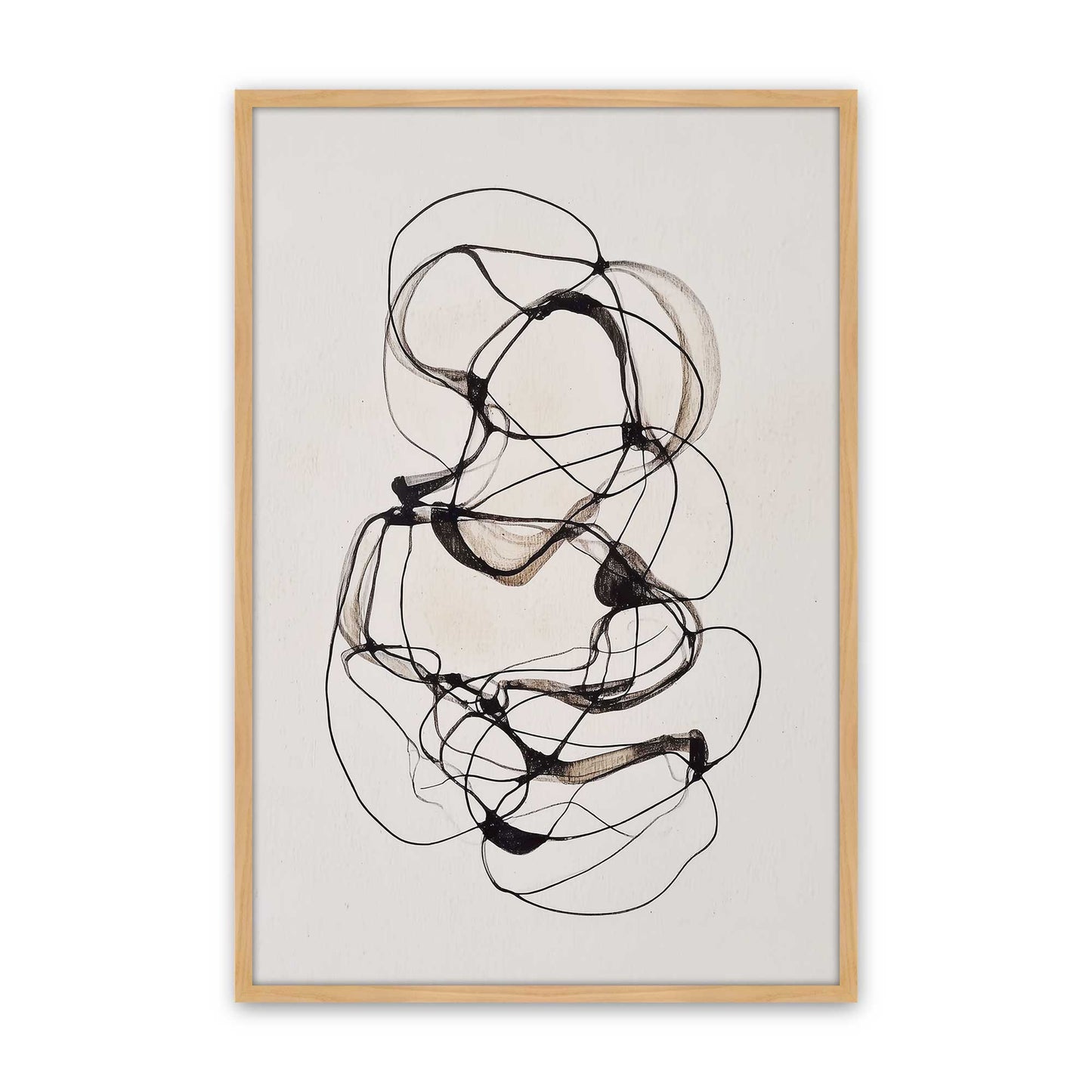[Color:American Maple], Picture of art in a American Maple frame
