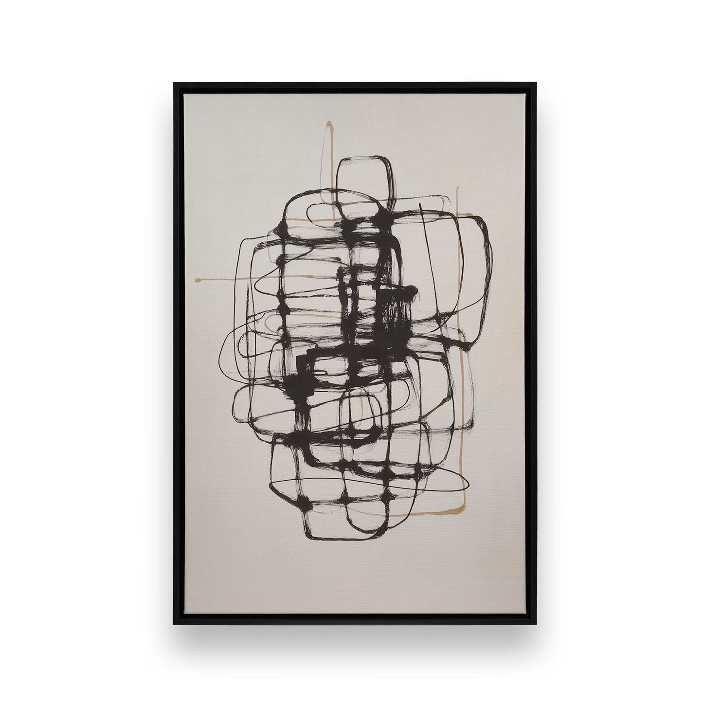 [Color:Satin Black], Picture of art in a Satin Black frame