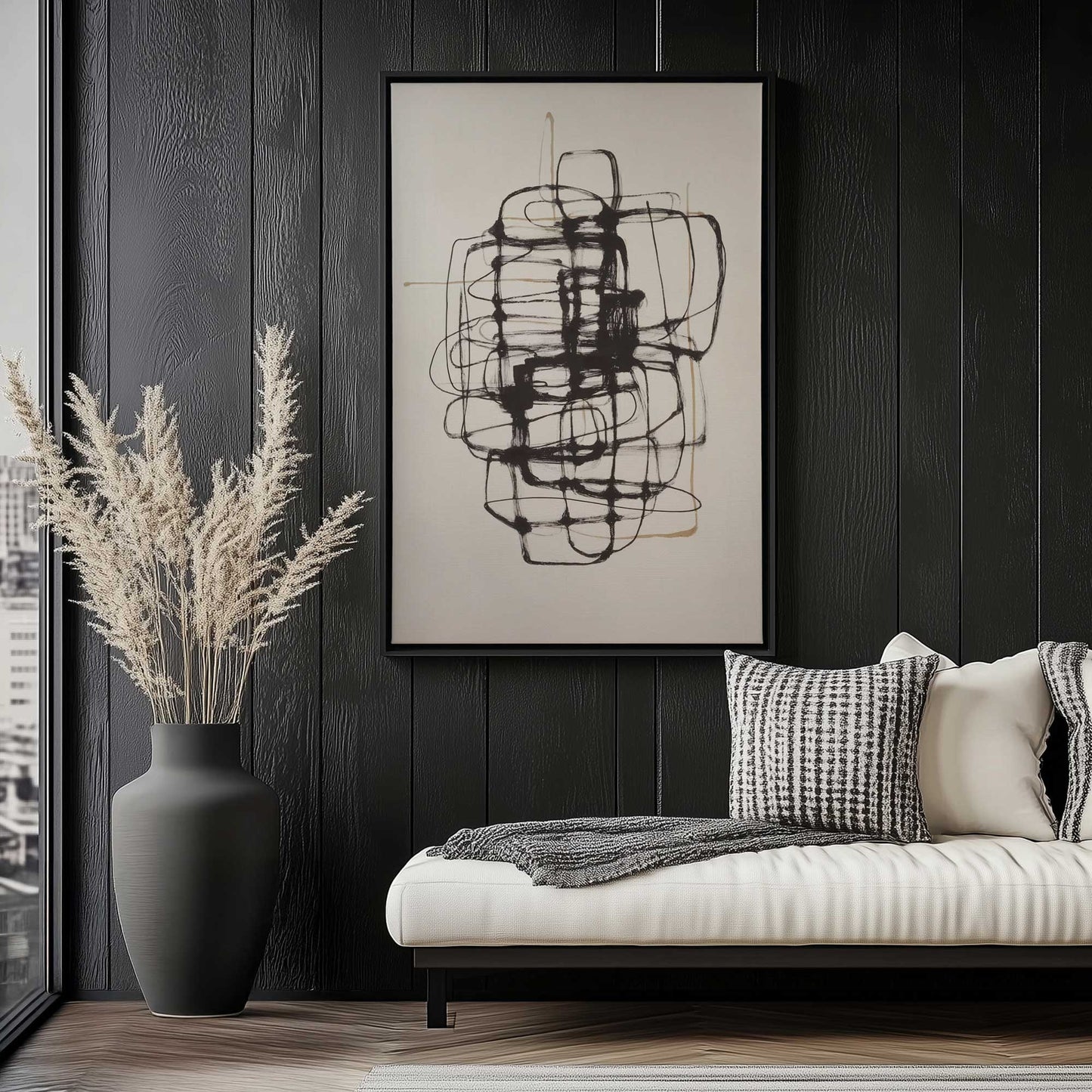 Picture of art in a room