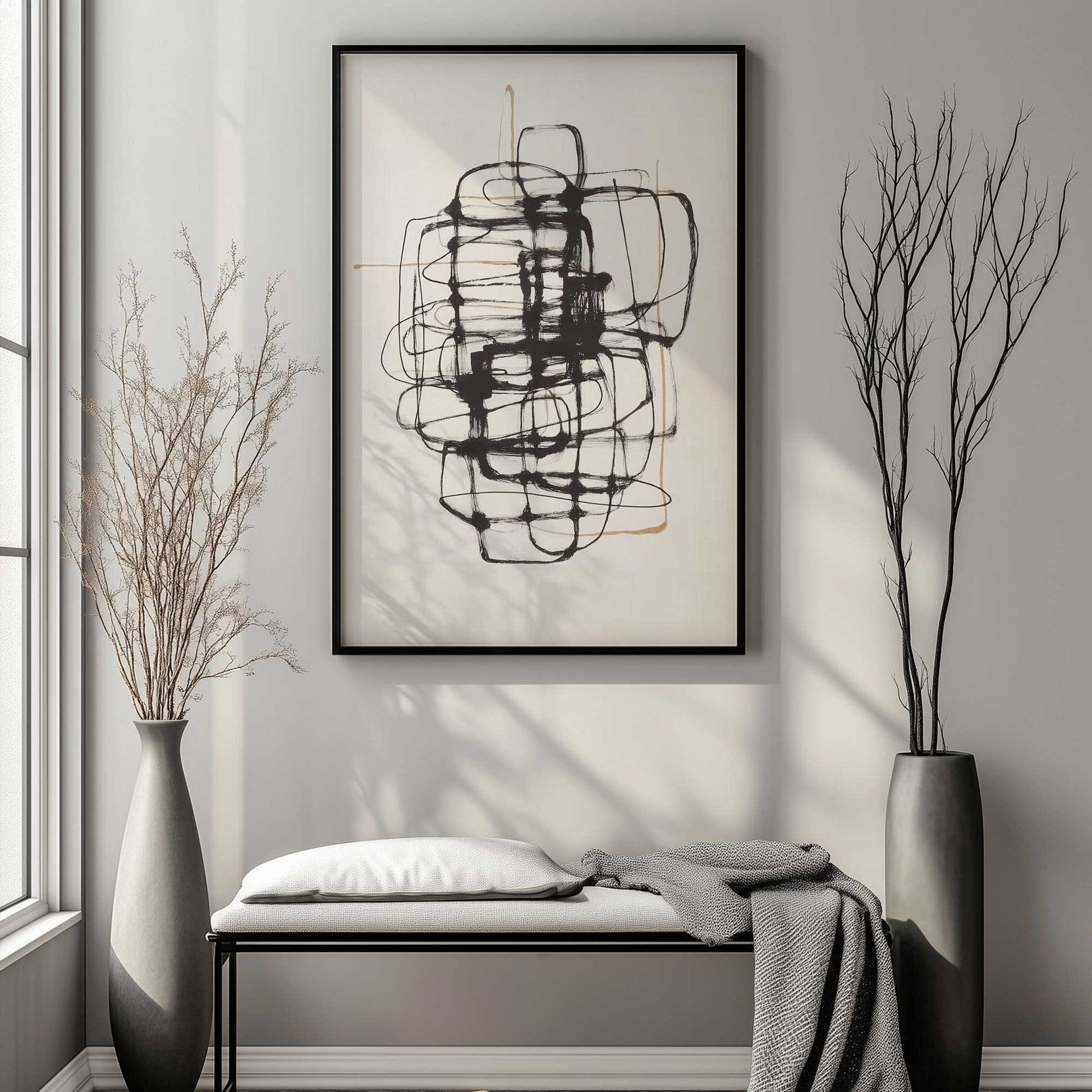 Picture of art in a room