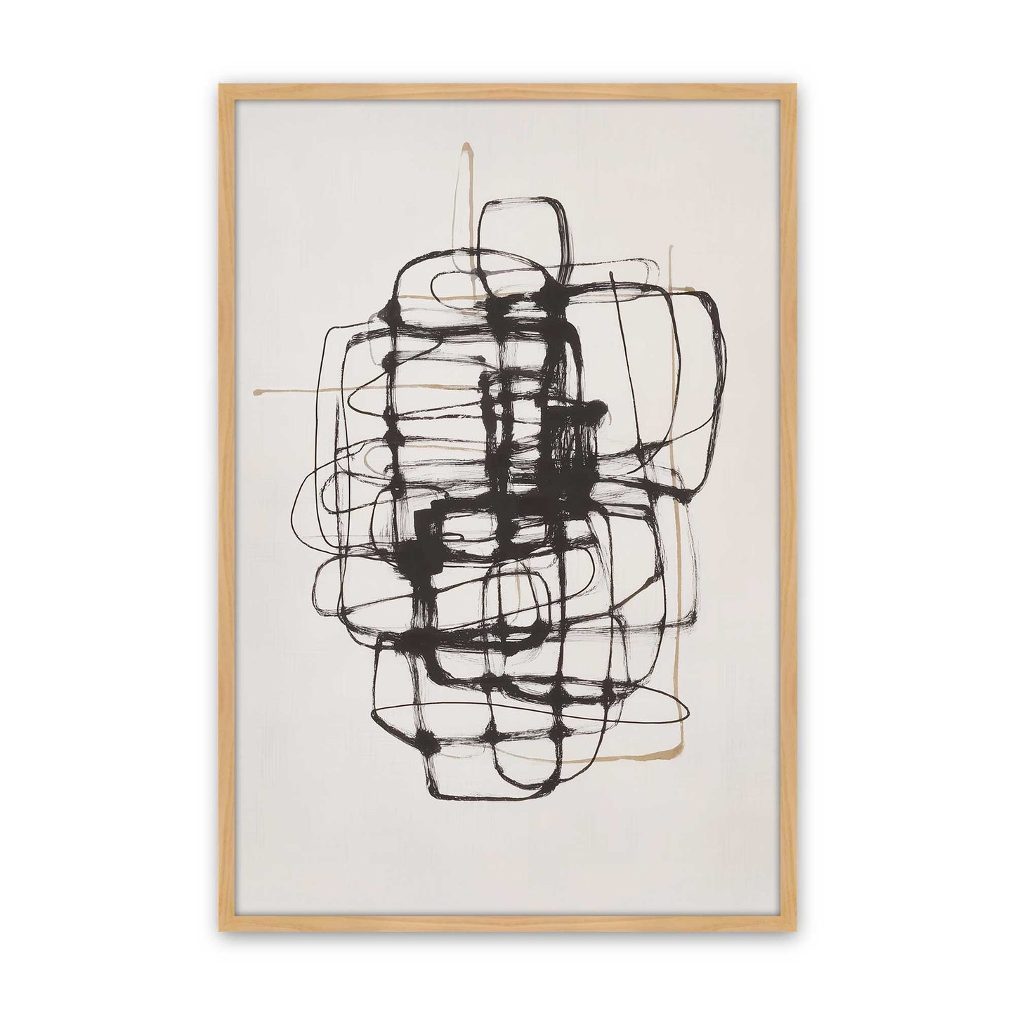 [Color:American Maple], Picture of art in a American Maple frame