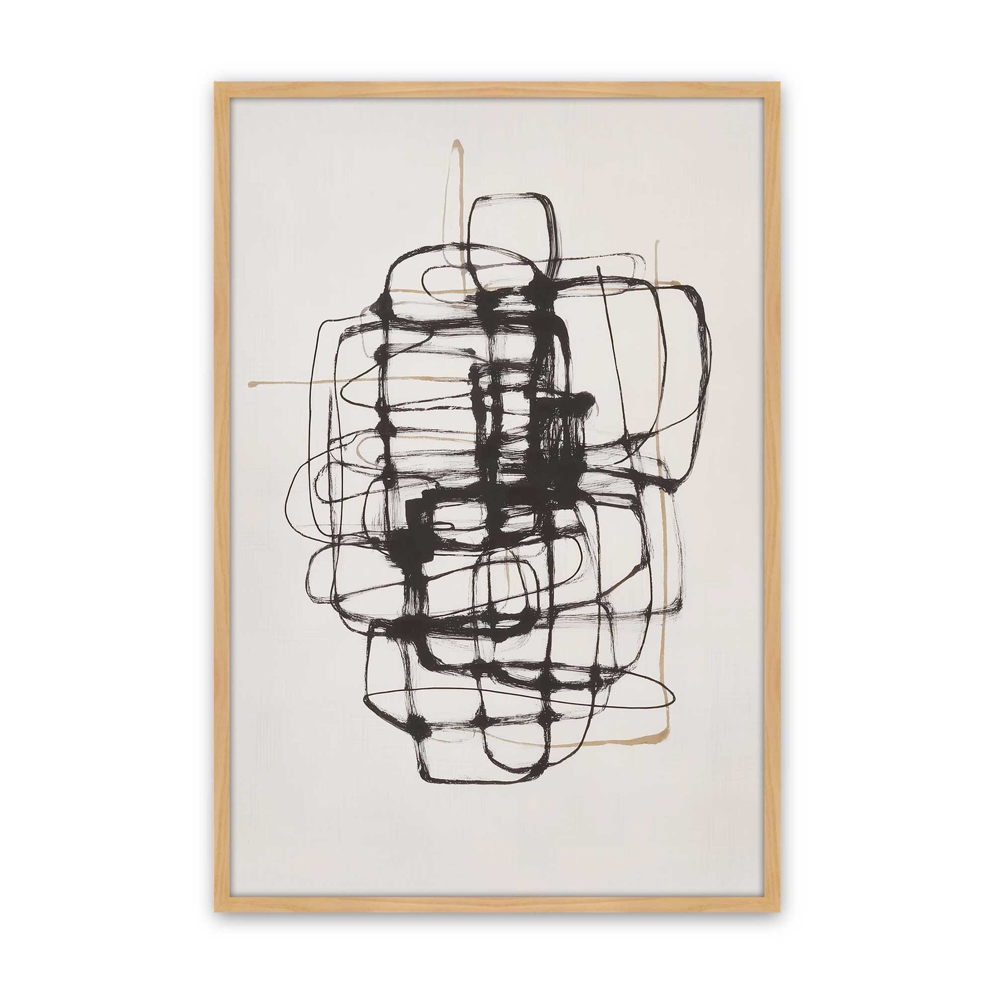 [Color:American Maple], Picture of art in a American Maple frame