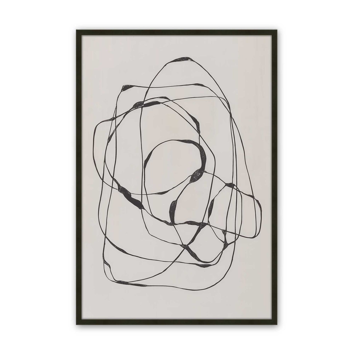 [Color:Satin Black], Picture of art in a Satin Black frame
