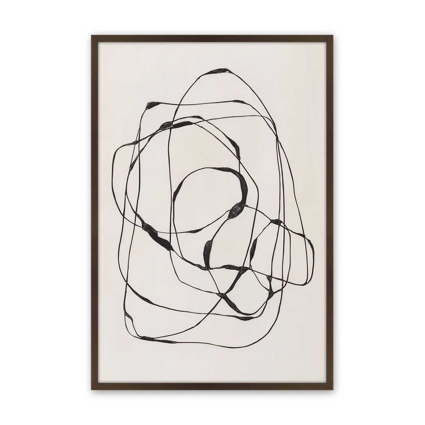 [Color:Brown], Picture of art in a Brown frame