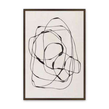 [Color:Brown], Picture of art in a Brown frame